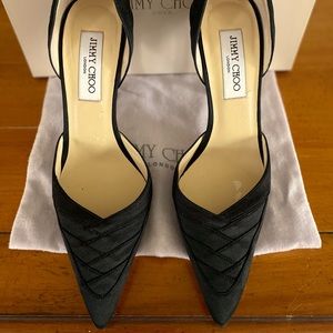 Jimmy Choo Satin Black